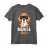 Beagle Maglietta - T-shirt Leggera con Stampa Divertente per Amanti dei Cani