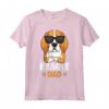 Beagle Maglietta - T-shirt Leggera con Stampa Divertente per Amanti dei Cani
