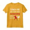 Divertente Kickboxing T-Shirt Kick Boxing Sensei - Regalo Maglietta per Istruttori e Appassionati di Arti Marziali