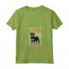 Donna Corridore e Beauceron Maglietta con Collo a V - Slogan Miles of Smiles - Ideale per Amanti della Corsa e dei Cani Beauceron
