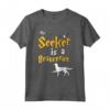 My Seeker is Beauceron - Maglietta Portafortuna per Amanti dei Cani Beauceron - Regalo Unico per Proprietari di Beauceron