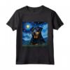 Beauceron Notte Stellata - Felice Maglietta per Amanti dei Beauceron - Ideale per Compleanno del Proprietario di Beauceron
