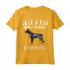 Sono solo un ragazzo che ama gli amanti dei cani Beaucerons Maglietta - Ideale per gli Amanti dei Cani - Regalo Perfetto per Amici e Familiari