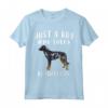 Sono solo un ragazzo che ama gli amanti dei cani Beaucerons Maglietta - Ideale per gli Amanti dei Cani - Regalo Perfetto per Amici e Familiari