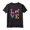Colorful Watercolor Paint Beauceron Mom - T-shirt Arte Cane Beauceron - Regalo Compleanno o Natale