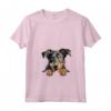 Donna Cane di Razza Cuicciolo Beauceron - Maglietta con Collo a V per Amanti dei Cani - Ideale per gli Appassionati di Animali Domestici
