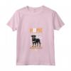 Donna A casa - Beauceron Maglietta con Collo a V - Slogan Home is where my Beauceron is per gli Amanti dei Cani