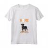 Donna A casa - Beauceron Maglietta con Collo a V - Slogan Home is where my Beauceron is per gli Amanti dei Cani