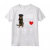 I Found My Valentine Day Beauceron - Maglietta per Amanti dei Cani - Ideale per Passeggiate con i Nostri Amici a Quattro Zampe