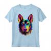 Colorato Beauceron Face Cute Puppy Dog Lover Nero Maglietta - Ideale per Amanti dei Cani - Acquista Online!