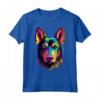 Colorato Beauceron Face Cute Puppy Dog Lover Nero Maglietta - Ideale per Amanti dei Cani - Acquista Online!