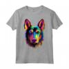Colorato Beauceron Face Cute Puppy Dog Lover Nero Maglietta - Ideale per Amanti dei Cani - Acquista Online!