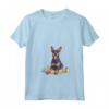 Donna Beauceron Cane Razza Buona Pasqua Uomini Donne Bambini Maglietta con Collo a V - Maglietta Happy Easter Beauceron Dog Breed per Amanti dei Cani