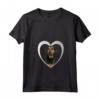Donna Beauceron - Amante del Cuore del Cane - Maglietta Beauceron con Collo a V - Ideale per Regalo Natalizio