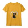 Donna Beauceron - Amante del Cuore del Cane - Maglietta Beauceron con Collo a V - Ideale per Regalo Natalizio