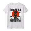Chienzilla Dogzilla Giapponese Beauceron Maglietta - Funny Vintage per Amanti dei Cani e Appassionati della Cultura Giapponese