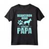 Uomo HapTiger Hund Stolze Papa per Cane Papà Maglietta - Idea Regalo per gli Amanti dei Cani HapTiger