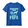 Uomo HapTiger Hund Stolze Papa per Cane Papà Maglietta - Idea Regalo per gli Amanti dei Cani HapTiger