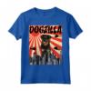 Perrozilla Cane Dogzilla Giapponese Beauceron Maglietta - Design Divertente per Amanti dei Cani - Ideale come Regalo