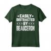 Easily Distracted By Beauceron - Funny Dog Lover Beauceron Maglietta - Ideal Gift for Beauceron Owners