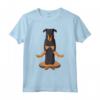 Divertente Yoga con il Mio Beauceron - Maglietta per Amanti dei Cani Beauceron - Idea Regalo per Proprietari di Cani