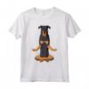Divertente Yoga con il Mio Beauceron - Maglietta per Amanti dei Cani Beauceron - Idea Regalo per Proprietari di Cani