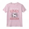 Questa ragazza ama il suo amante dei cani Beauceron Maglietta - Regalo per gli Amanti dei Cani e Allevatori - Ideale per Natale o Compleanno