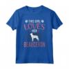 Questa ragazza ama il suo amante dei cani Beauceron Maglietta - Regalo per gli Amanti dei Cani e Allevatori - Ideale per Natale o Compleanno