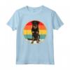 L'alba Vintage Retro Cane Da Pastore Di Beauce Maglietta - Regalo Divertente per gli Amanti dei Cani - Design Vintage Retro