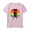L'alba Vintage Retro Cane Da Pastore Di Beauce Maglietta - Regalo Divertente per gli Amanti dei Cani - Design Vintage Retro