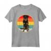 L'alba Vintage Retro Cane Da Pastore Di Beauce Maglietta - Regalo Divertente per gli Amanti dei Cani - Design Vintage Retro