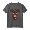 Beauceron Berger de Beauce Bas Rouge | Cartoon Artwork Maglietta - Leggera e Divertente - Ideale per gli Amanti dei Cani