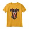 Beauceron Berger de Beauce Bas Rouge | Cartoon Artwork Maglietta - Leggera e Divertente - Ideale per gli Amanti dei Cani