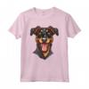 Beauceron Berger de Beauce Bas Rouge | Cartoon Artwork Maglietta - Leggera e Divertente - Ideale per gli Amanti dei Cani