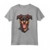 Beauceron Berger de Beauce Bas Rouge | Cartoon Artwork Maglietta - Leggera e Divertente - Ideale per gli Amanti dei Cani