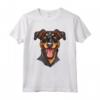 Beauceron Berger de Beauce Bas Rouge | Cartoon Artwork Maglietta - Leggera e Divertente - Ideale per gli Amanti dei Cani