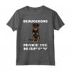Cani Mi Dendono Felice - Cane Da Pastore Di Beauce Maglietta - Indumento Divertente per Amanti dei Cani Beauceron