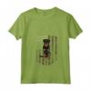 Camo Bandiera Americana Beauceron Maglietta con Collo a V - Abbigliamento Cani 4th Of July USA - Ideale per Festeggiare l'Indipendenza