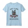 Beauceron - Camicia per Cani Just A Girl Who Loves Her - Maglietta Taglio Classico per Amanti del Beauceron