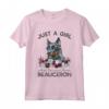 Beauceron - Camicia per Cani Just A Girl Who Loves Her - Maglietta Taglio Classico per Amanti del Beauceron