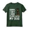 Scusa se non posso avere piani con il mio cane Beauceron - Maglietta divertente per amanti dei cani - Regalo ideale per amici e familiari