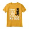 Scusa se non posso avere piani con il mio cane Beauceron - Maglietta divertente per amanti dei cani - Regalo ideale per amici e familiari