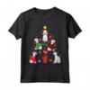 Bedlington Terrier Christmas Tree Dog Funny Gift Maglietta - Regalo Carino per Amanti dei Cani - Ideale per le Festività Natalizie