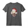 Bedlington Terrier Dog divertente Woofy Christmas Design - Maglietta Natale per Amanti dei Cani - Regalo Perfetto per Mamma o Papà