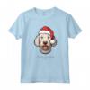 Bedlington Terrier Dog divertente Woofy Christmas Design - Maglietta Natale per Amanti dei Cani - Regalo Perfetto per Mamma o Papà