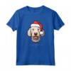 Bedlington Terrier Dog divertente Woofy Christmas Design - Maglietta Natale per Amanti dei Cani - Regalo Perfetto per Mamma o Papà