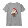 Bedlington Terrier Dog divertente Woofy Christmas Design - Maglietta Natale per Amanti dei Cani - Regalo Perfetto per Mamma o Papà