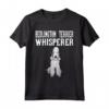 Il Cane Susurra Bedlington Terrier Maglietta - Regalo Divertente per Amanti dei Cani - Con Detto Bedlington Terrier Wisperer