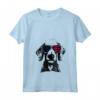 Donna Bedlington Terrier Dog 4 luglio America USA Bandiera Maglietta con Collo a V - Regalo per Proprietari di Cani - Ideale per Natale o Ringraziamento