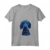 Design Divertente Bedlington Terrier Maglietta con Collo a V - Regalo di Natale per Amanti dei Bedlington Terrier